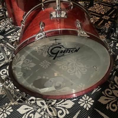 Gretsch Drum Jasper maple USA 1982 Wine red image 13