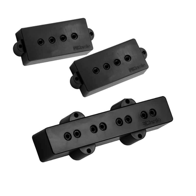 DiMarzio DP126BK Model P+J Bass Pickup Set | Reverb