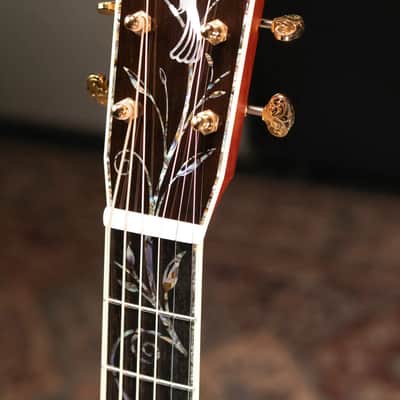 Santa Cruz H13 42 Style Acoustic Guitar - Orcas Island Cedar/Waterfall Bubinga with Hardshell Case image 6