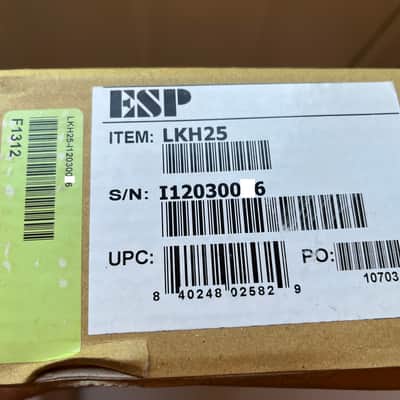 NEW NOS RARE! ESP LTD KH-25 Kirk Hammett Signature 2012 Black Never Played_11_ image 15