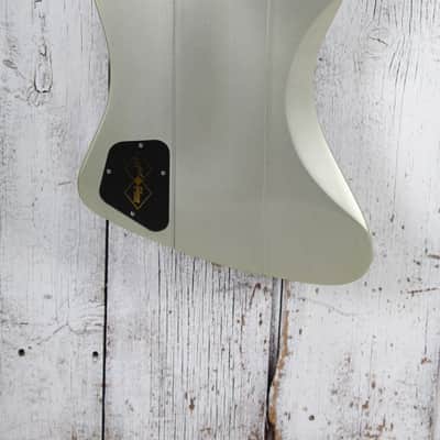 Epiphone 1963 Firebird Electric Guitar Silver Mist with Hardshell Case image 8