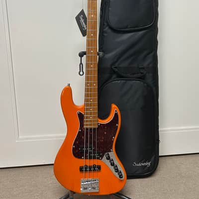 Sadowsky MetroExpress Hybrid P/J 4 String Bass w/Maple Fingerboard 2024 - Candy Apple Orange image 1
