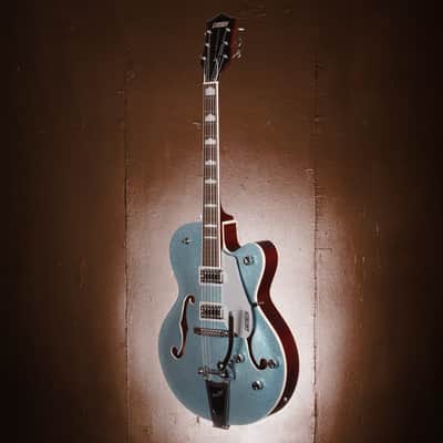 Gretsch Limited Fsr G5420T Electromatic Hollow Body Electric Guitar- Ice Blue Metal Flake image 11
