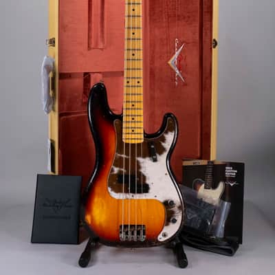 Fender Custom Shop 59 Precision Bass 2025 - MN Relic 3 Tone Sunburst image 11