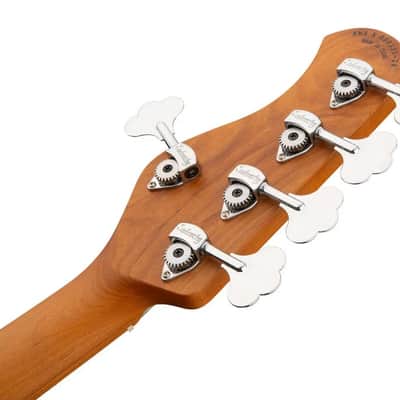 Sadowsky MetroExpress 5-String 24-Fret Modern Bass Roasted Maple Fingerboard 5-String Solid Ocean Blue Metallic High Polish image 3