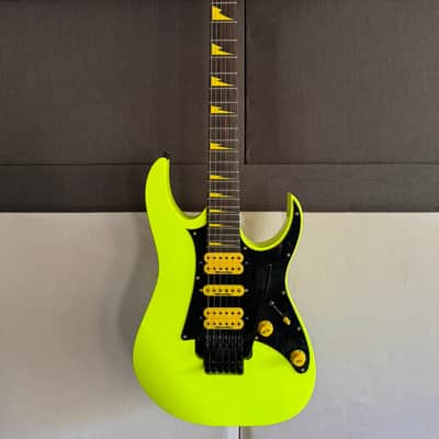 2012 Ibanez RG1XXV 5th Anniversary Fluorescent Yellow with Hardcase image 5