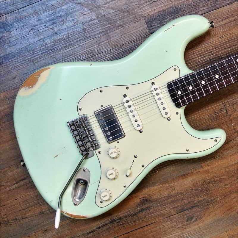 ギター nash guitars S63 Ash aging surf green Nash S63 Guitar, Surf Green, Light Aging | Humbucker Music