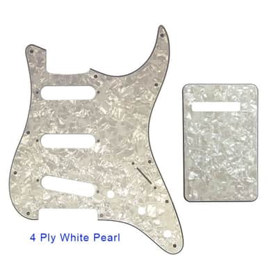 Guitar Pickguard With Back Plate Suit For USA/Mexico Fender Strat Standard SSS ST-3 ply Mint green image 23