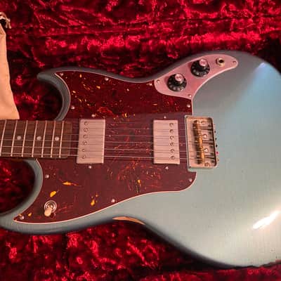 Frank Brothers Guitar Company Sonar 2024 - Faded Lake Placid Blue image 2