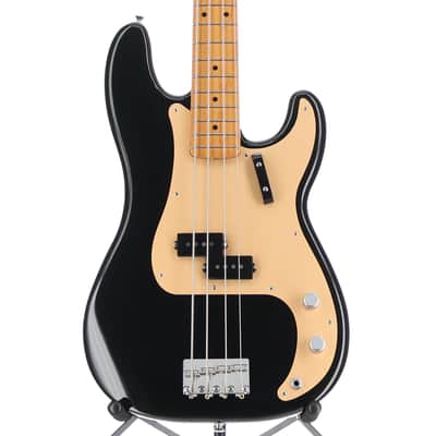 Fender Vintera II '50s Precision Bass, Black, Maple Fingerboard, Professional Setup (AA9) (10685)