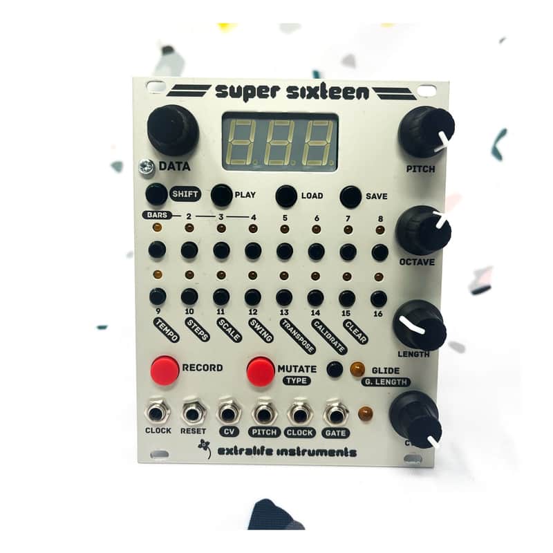 Extralife Instruments Super Sixteen Eurorack Sequencer Module (pre-owned) image 1