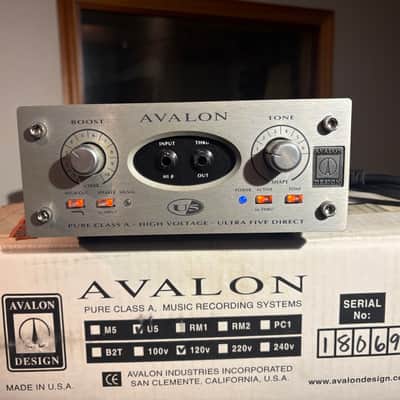 Avalon U5 Direct Box & Instrument Preamplifier | Reverb