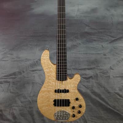 Lakland 55-94 Deluxe Exotic 2017 Natural Birds Eye Maple image 4