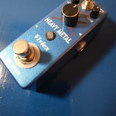 heavy metal mini pedal- sparkle blue image 3
