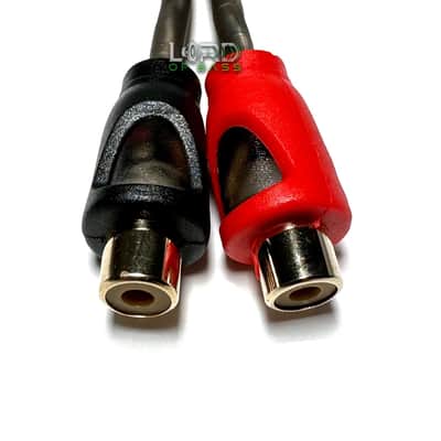 RCA Y Splitter Cable 1 Male to 2 Female Audio Adapter for Car Stereo Amplifier image 3