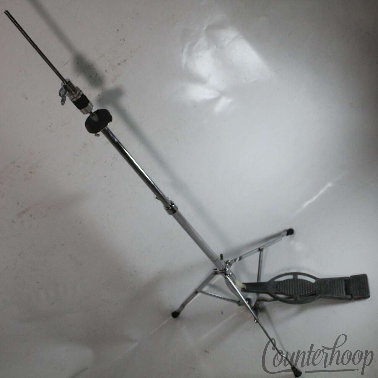 Ludwig Atlas Hi-Hat Cymbal Stand Tripod Base+Pedal 1123 Spur-Lok Vintage 60s-70s — main photograph