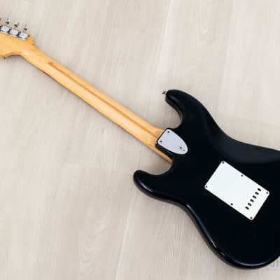 1975 Fender Stratocaster Vintage Guitar Black w/ Case image 13