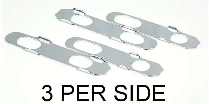 Hipshot® Universal Mounting Plate Kit~For 3 Per Side Tuners~Chrome~USA~Brand New image 1
