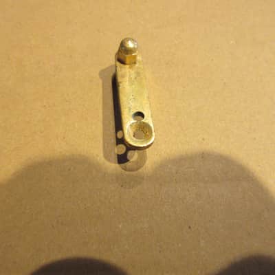 Gibson Vintage Gold Archtop Pickguard Bracket & Screw As Is Has Wear image 4