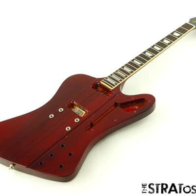USED Epiphone Firebird BODY & NECK Guitar Parts Mahogany Wine Red image 1
