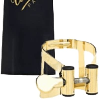 Vandoren M/O Finition Or LC58DP - ligature avec couvre-bec pour saxophone ténor image 2