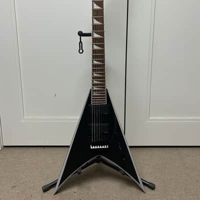 Jackson X Series KVXMG-7 King V Seven String Guitar Satin Black with Primer Gray Bevels image 1