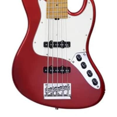 Sadowsky MetroExpress 21 Fret Vintage JJ Bass 5 String Candy Apple Red Metallic High Polish Maple Board image 2