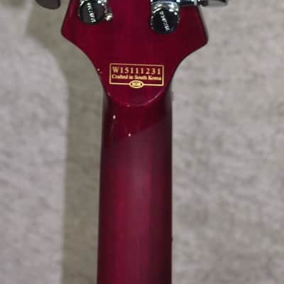 NEW! Schecter V-1 Custom 254 electric guitar in trans purple finish image 7