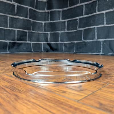 Pearl Triple‑Flanged 10" Tom Hoop – 6‑Lug, 1.6mm Steel Drum Hoop, OEM Pearl Replacement Rim, Smooth Tone & Classic Attack image 2