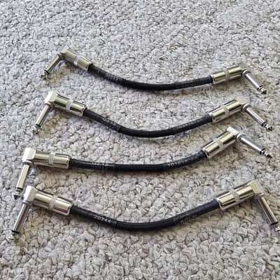 Boss Fender and USA Made Pro Pedalboard Patch Cable Bundle (10 Count) - Right Angle to Right Angle image 4