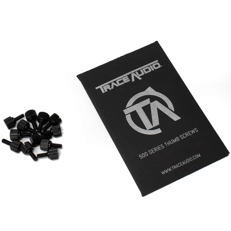 Trace Audio 500 Series Thumb Screws M3 Thread - 12-Pack, Black (Demo Deal) image 1