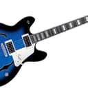 Hagstrom Super Viking Dark Baltic Sea Semi-Hollow Electric, New