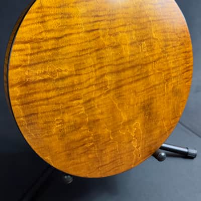 OME Vintage Ikon 5-String Bluegrass Banjo Natural Satin Finish w/ Hardshell Case image 14