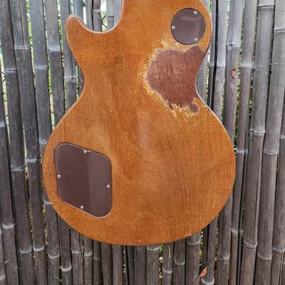 Vintage Gibson Les Paul Deluxe 1971 Goldtop Snatch Standard Coversion Road Warrior image 6