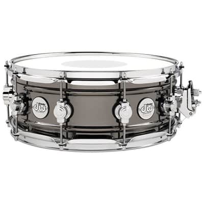Drum Workshop 6.5 x 14" Design Series Black Nickel Over Brass Snare Drum image 1
