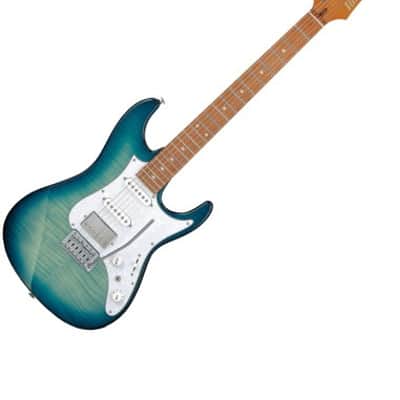 IBANEZ AZ22S1F-TXB Transparent Turquoise Burst image 1