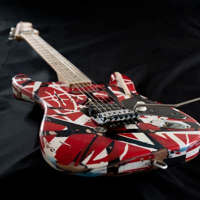 Custom Van Halen Frankenstrat Frankenstein Stratocaster Tribute Met Museum Custom image 2