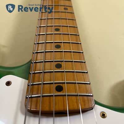 Fender Japan ST57-65G '57 Stratocaster Charcoal Green Burst Made in Japan 1993 image 9