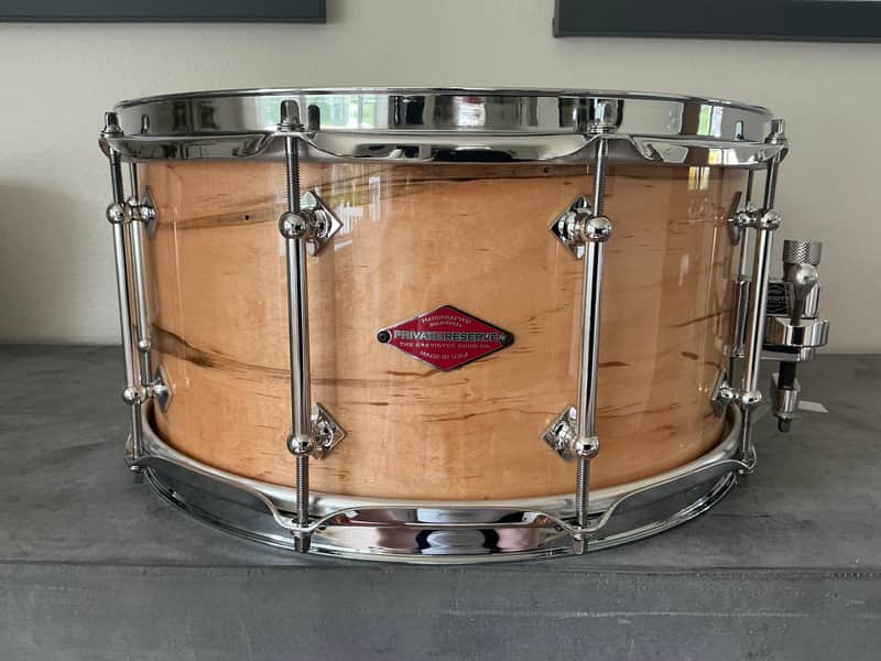 Craviotto Private Reserve 7X14 Wormy Ambrosia Maple Lacquer image 1