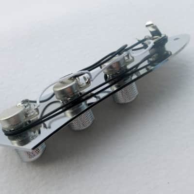 Jazz Bass Pre-wired Control Plate by Budreau Guitars image 3