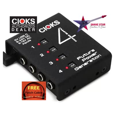 CIOKS C4e + GRIP MINI BUNDLE Pedal Power Expander Kit + GRIP MINI Bracket For Cioks DC7. Switchable Outputs:9,12,15,18Volts + Cables image 8
