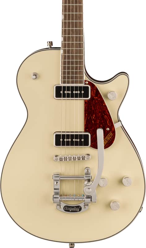 Gretsch G5210T-P90 Electromatic Jet Two 90 Electric Guitar, Laurel Fingerboard, Vintage White image 1