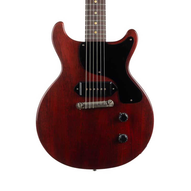 Gibson Custom 1958 Les Paul Junior Double Cut Reissue VOS - Cherry Red image 1