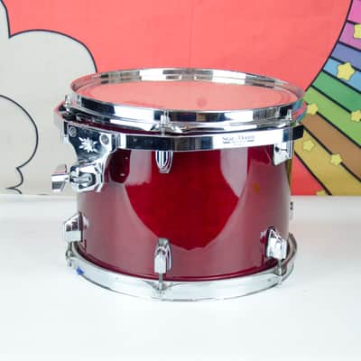 Used Tama Superstar Classic - 12" X 9" Tom - Red Laquer Maple w/mount image 3