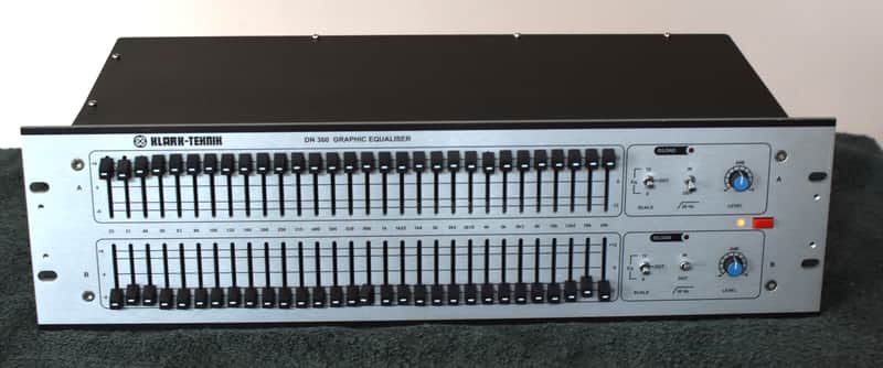 Klark Teknik DN360 2-Channel 30-Band Graphic EQ 2010s - Silver image 1