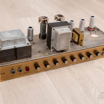 1967 Marshall JMP 1987T Tremolo 50 Plexi Panel 4x10 Vintage Tube Amp w/ Celestion 7442, Ftsw image 13