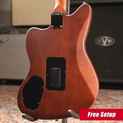 Fender Acoustasonic Standard Jazzmaster - Honey Burst - Demo image 2