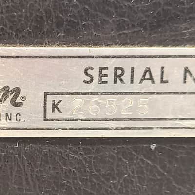 Vintage Kustom Tuck N Roll 2X15" Black Bass Guitar Cabinet Original Speakers image 6
