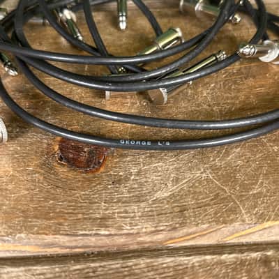 George L's TS Right-Angle Patch Cables - Black image 3