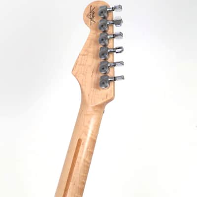 2000 Fender Showmaster FMT Custom Shop - Bing Cherry Transparent - Carved Flame Top Strat - COA and Case image 17